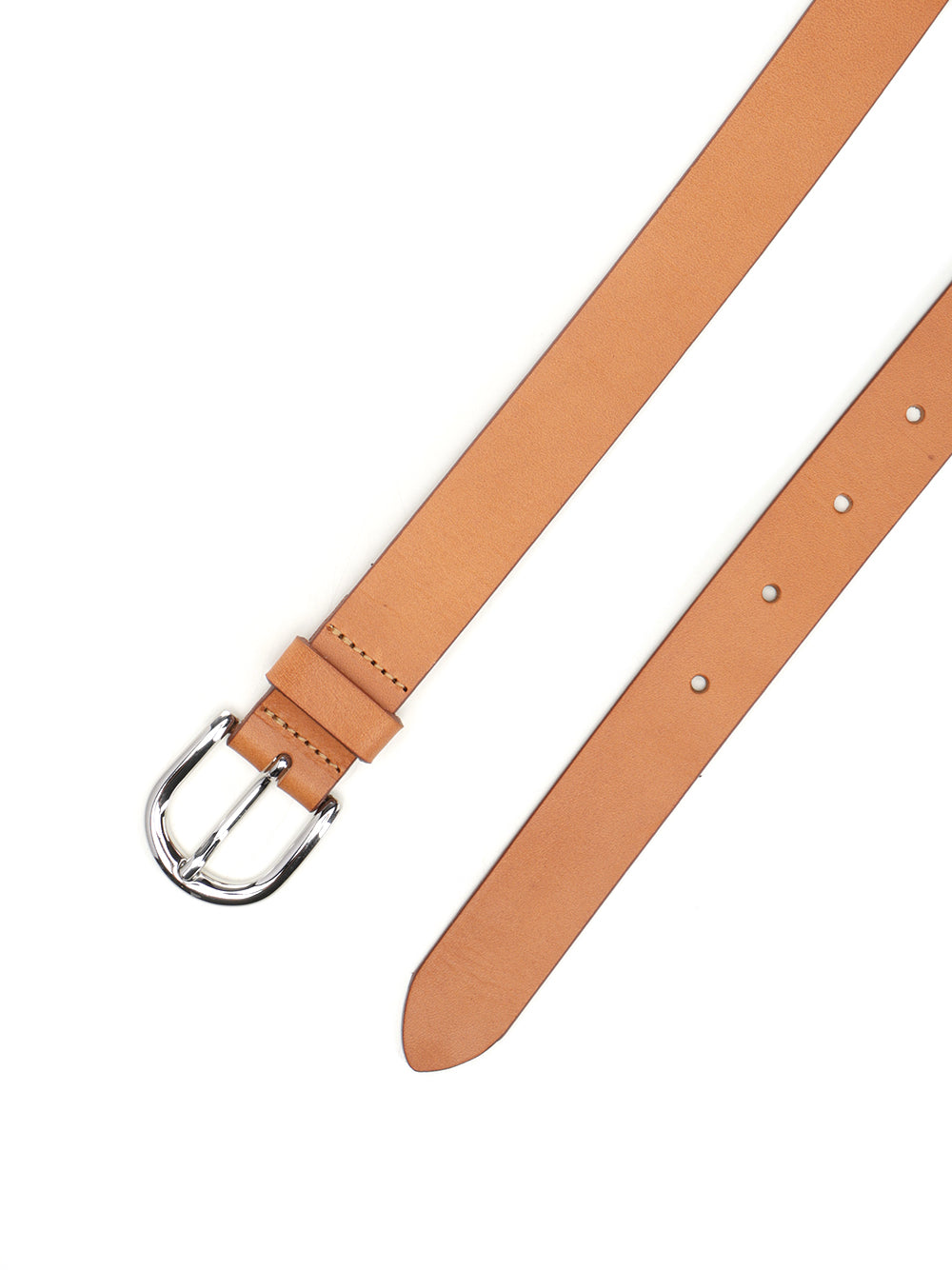 Zap leather belt Beige Cow