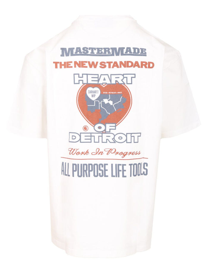 S-S Arcan T-shirt White Organic Cotton Single Jersey