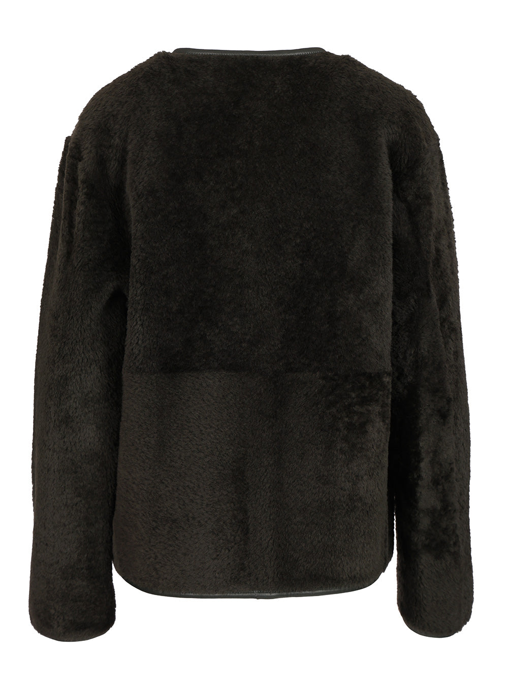 Reversible Lucine Jacket Green Lamb Leather