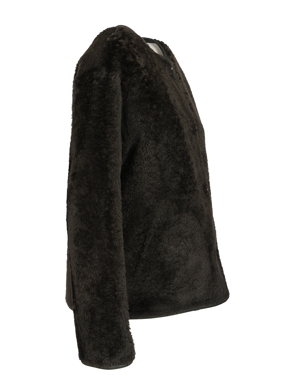 Reversible Lucine Jacket Green Lamb Leather