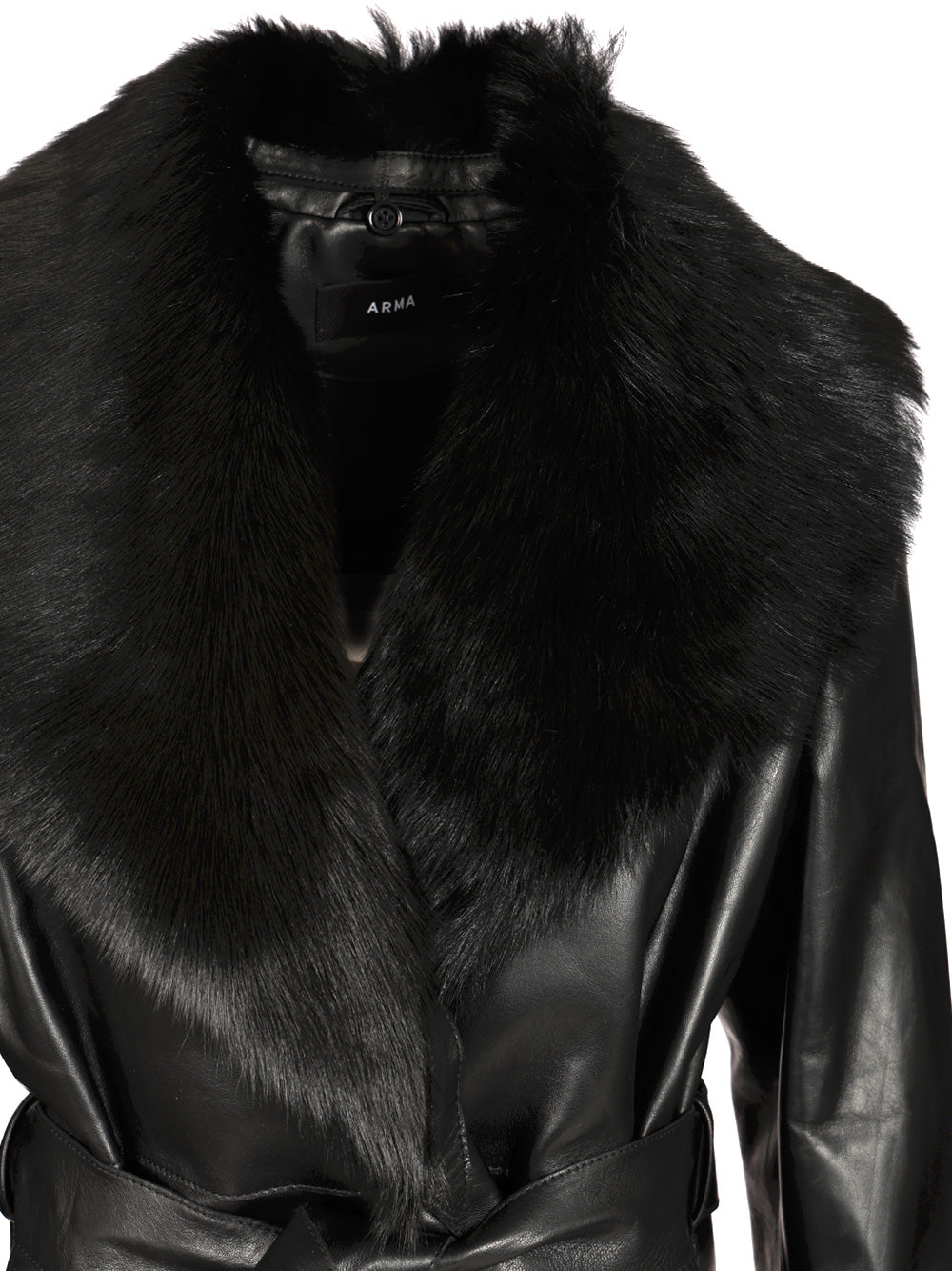 Manon leather coat Black Lamb Jacket