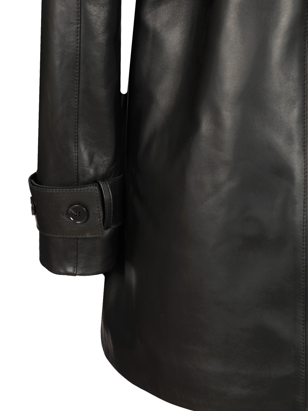 Manon leather coat Black Lamb Jacket