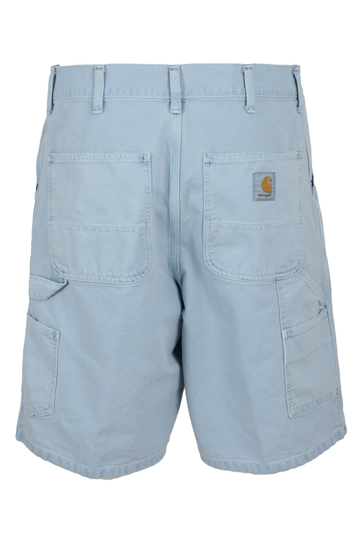 Single Knee Short Dearborn Canvas Blue Cotone