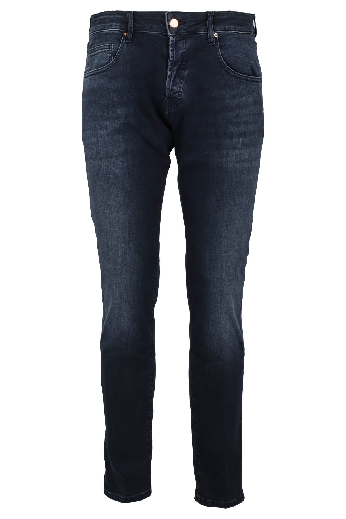 Denim Blue Cotone Elastico Jean