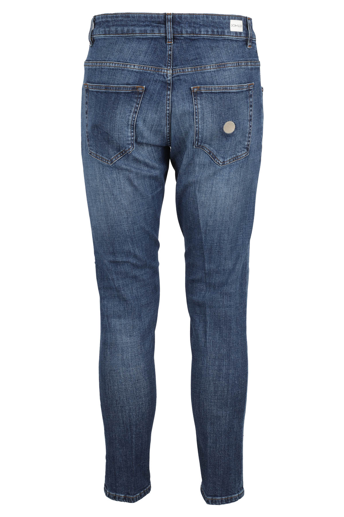 Denim Used Blue Cotone Elastico Jean