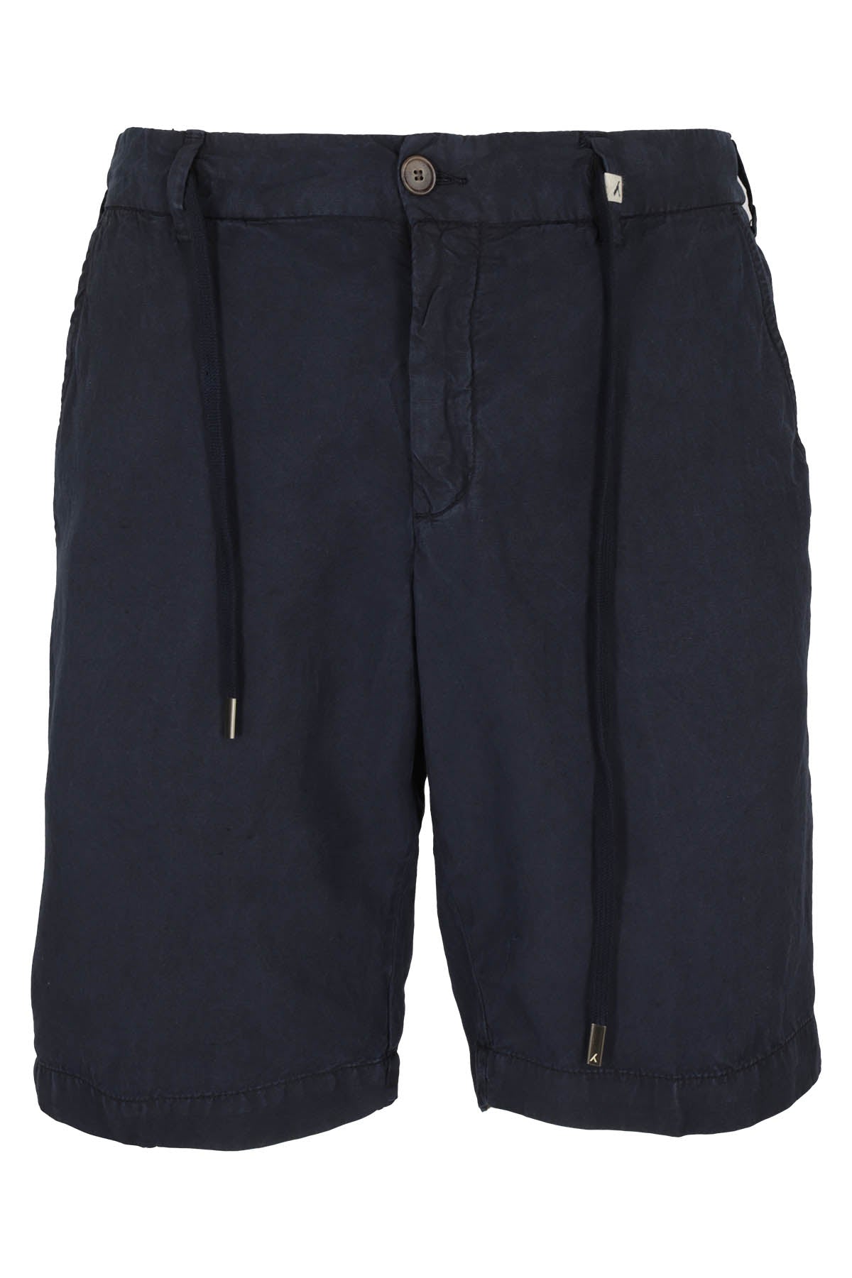 Lyocell Lino Cotone Blue Short