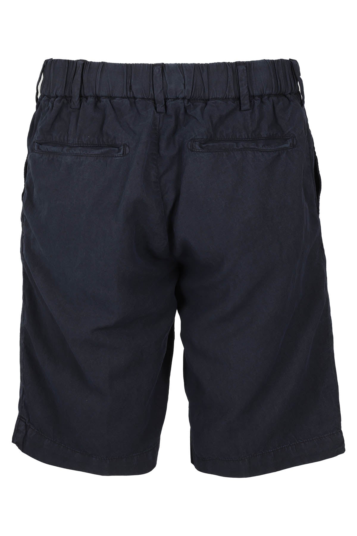Lyocell Lino Cotone Blue Short
