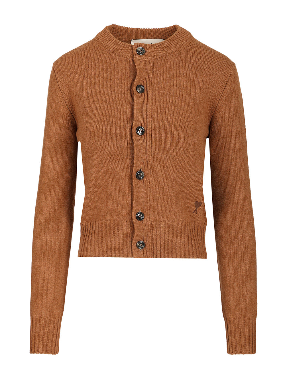 Wool and cashmere cardigan Brown Cachemire Laine(ovis Aries) Knitwear