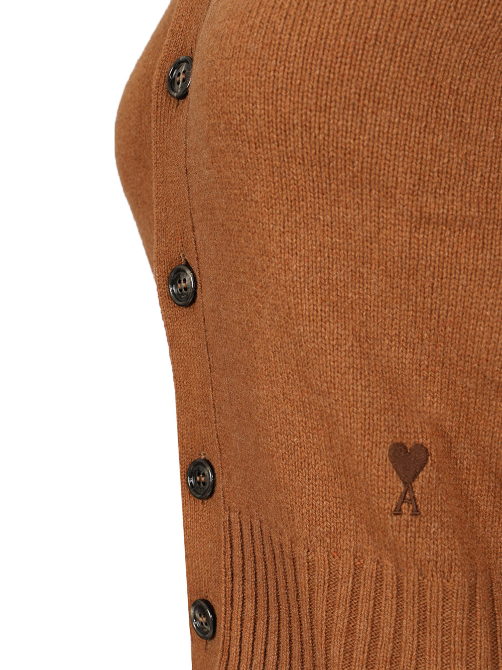 Wool and cashmere cardigan Brown Cachemire Laine(ovis Aries) Knitwear