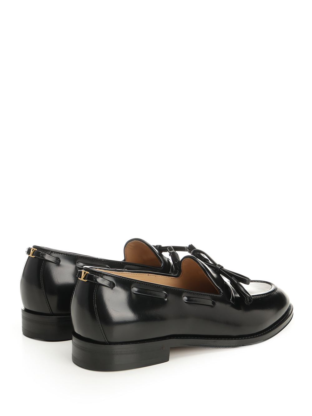 Bowshire moccasin in shiny calfskin Black Calf Skin Scarpe Basse