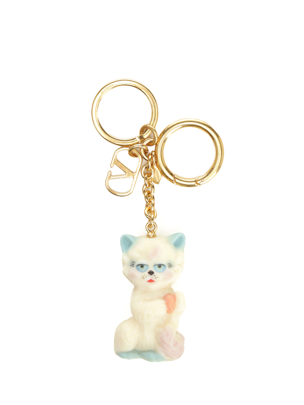 Le chat keyring Silver Plastic Materials Keyrings
