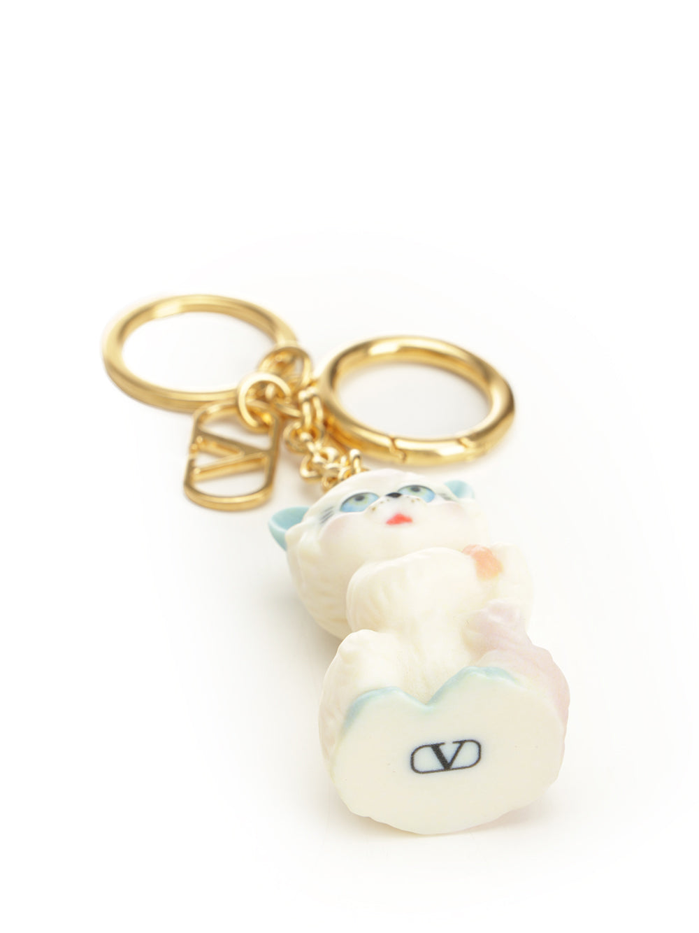 Le chat keyring Silver Plastic Materials Keyrings