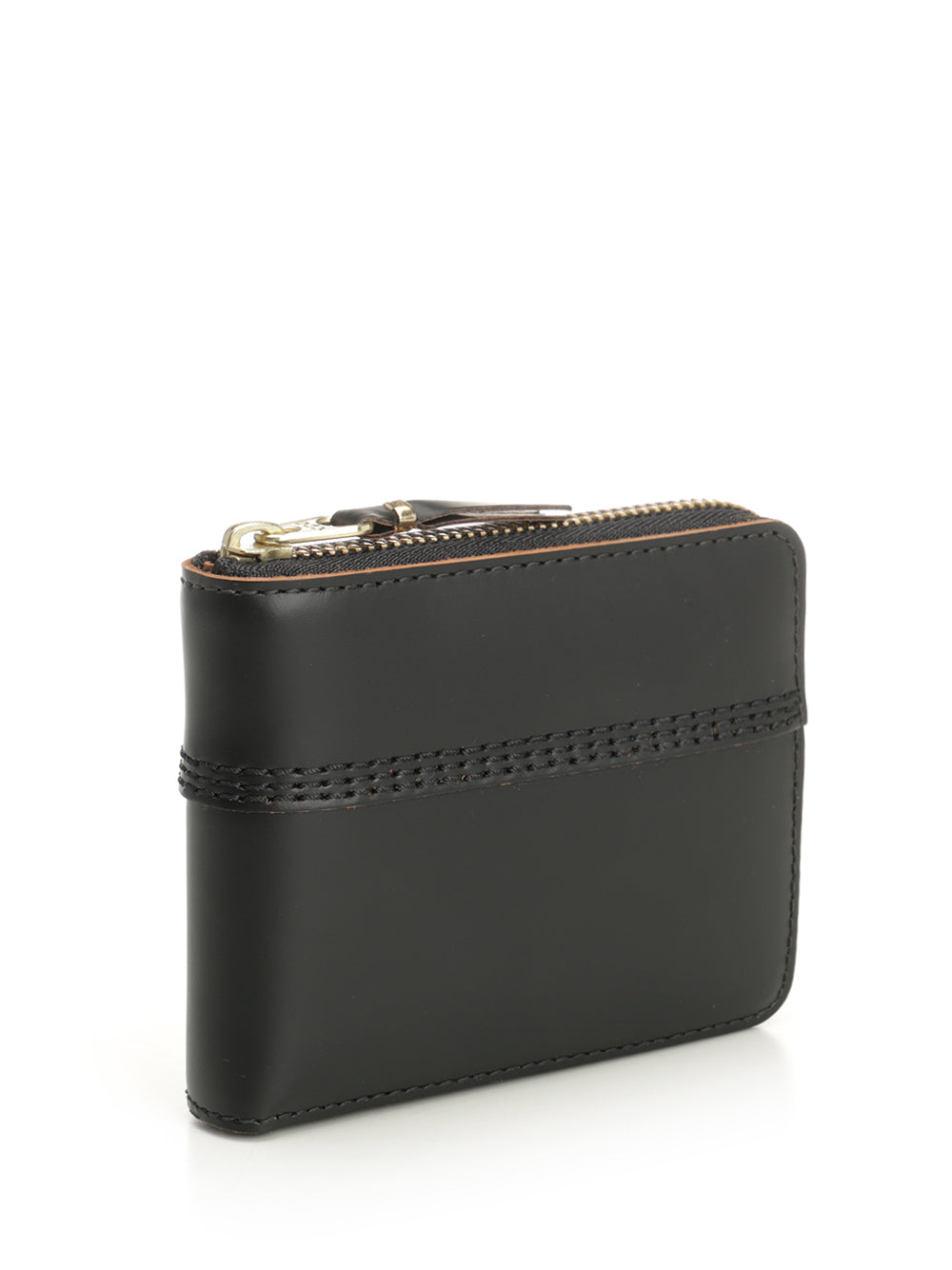 Zip-around wallet Triplestich Black Cowhide Small Leather Goods