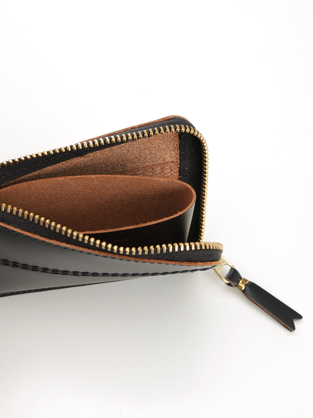 Zip-around wallet Triplestich Black Cowhide Small Leather Goods