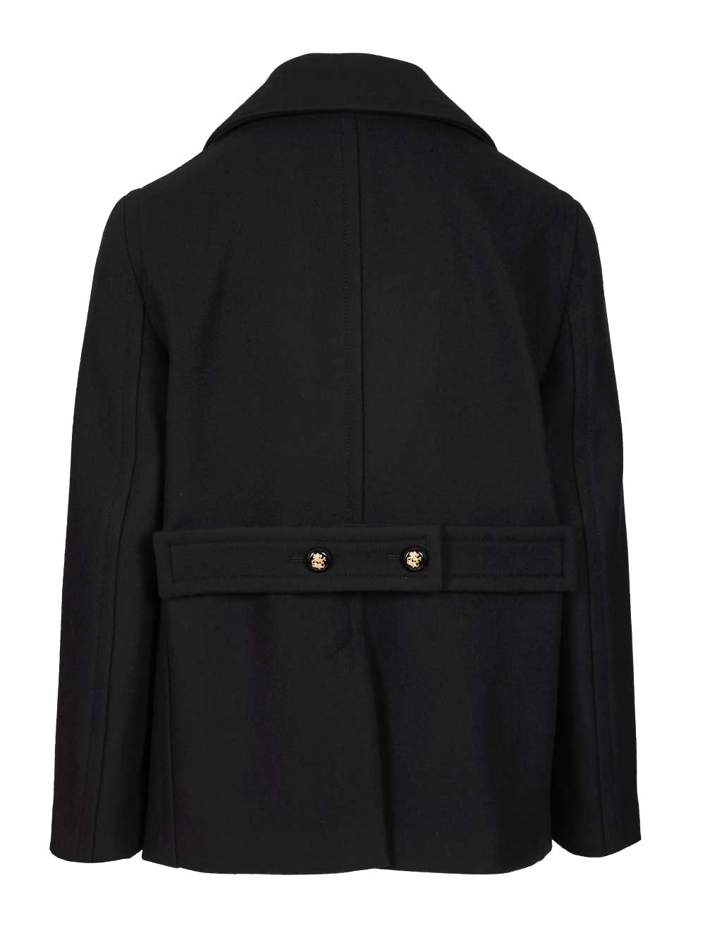 Wool Pea Coat Blue