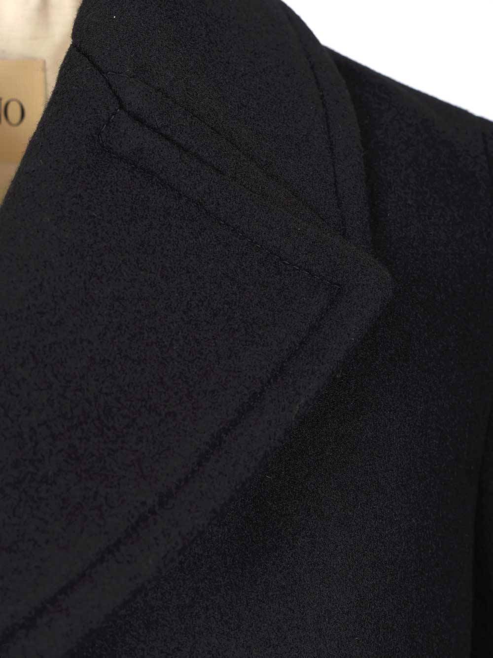 Wool Pea Coat Blue