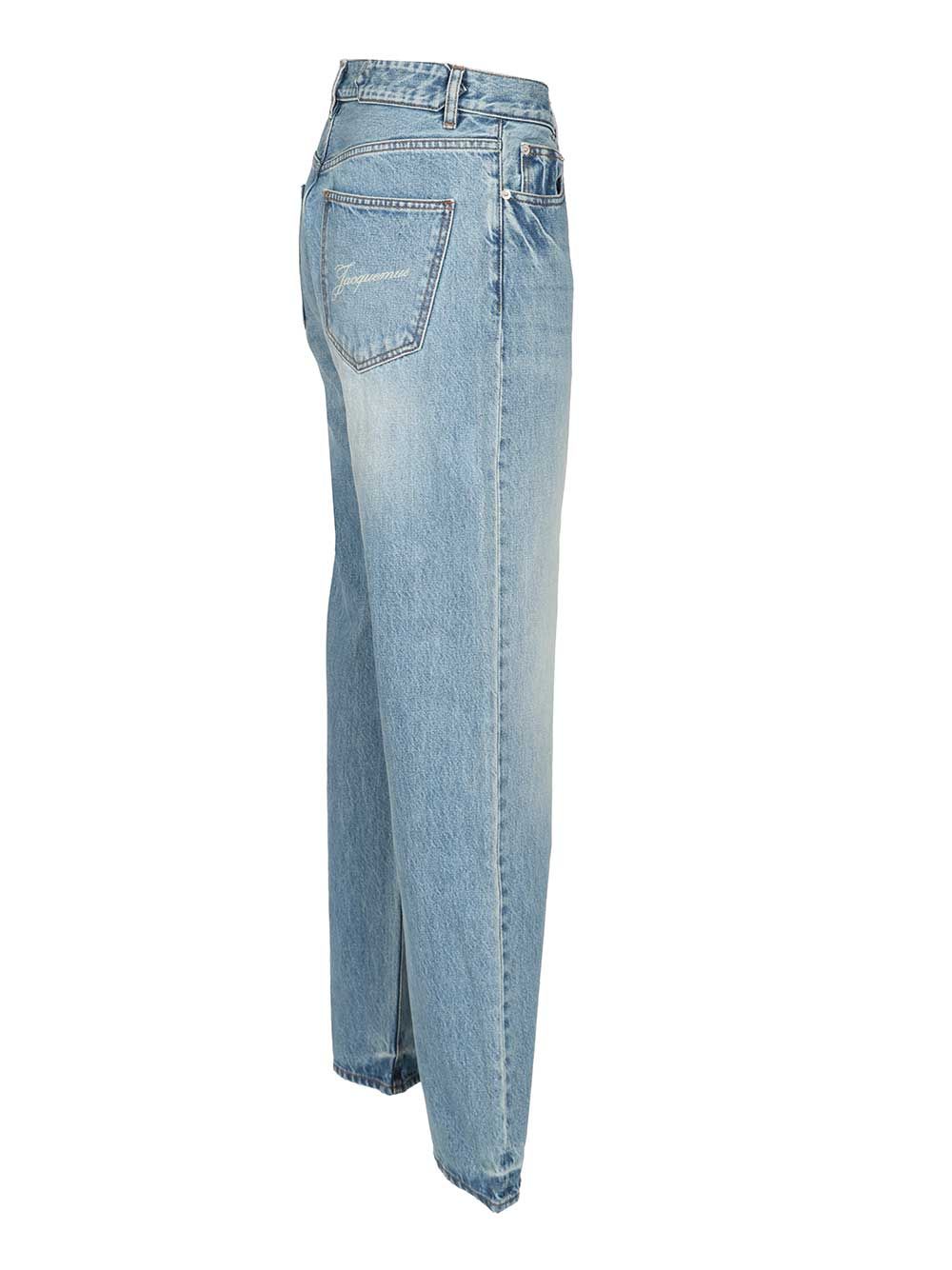 Straight jeans in de-Nîmes denim Light Blue Cotton