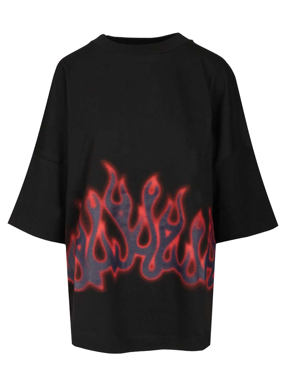 Flames Over Tee Cotton T-shirt