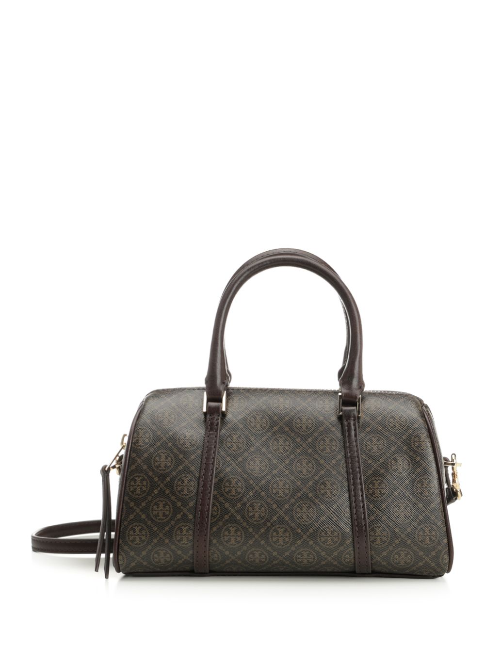 Mini Barrel bag Brown Cotton Handbags