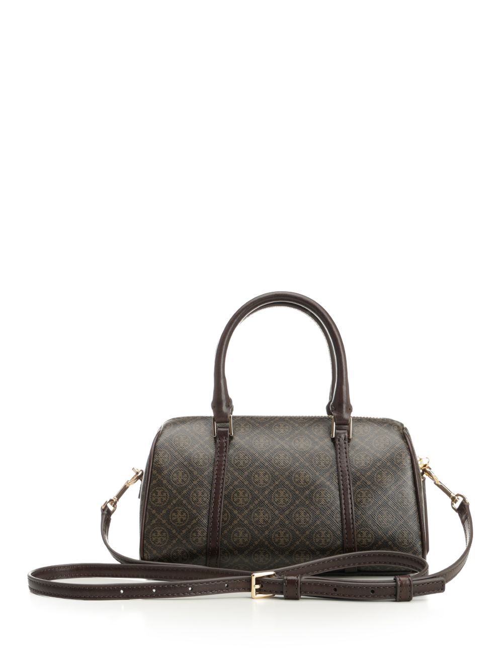 Mini Barrel bag Brown Cotton Handbags