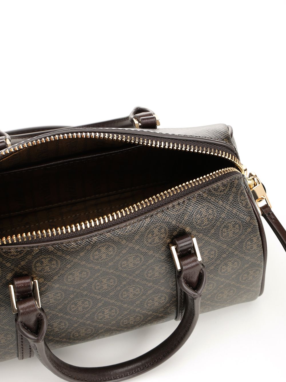 Mini Barrel bag Brown Cotton Handbags
