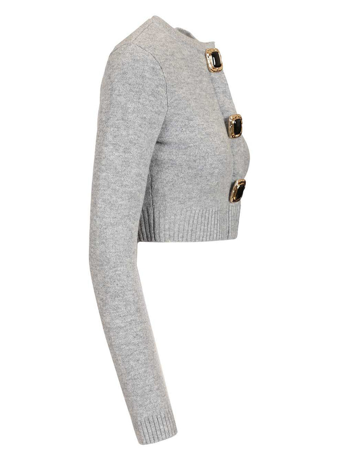 Wool cardigan Grey Main: Wo Pa Ea Knitwear