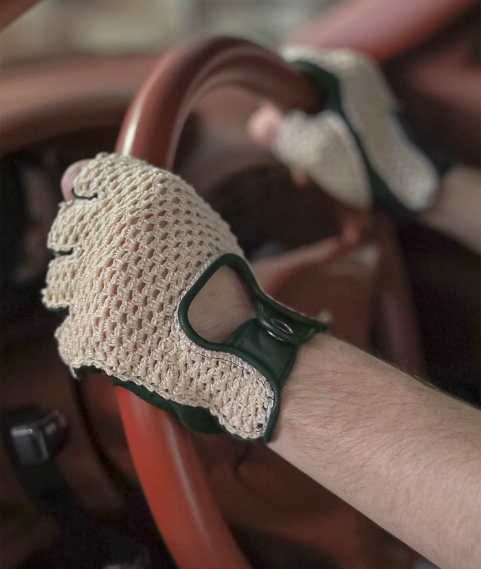 Driving Gloves Ken Miles Orange Automotive