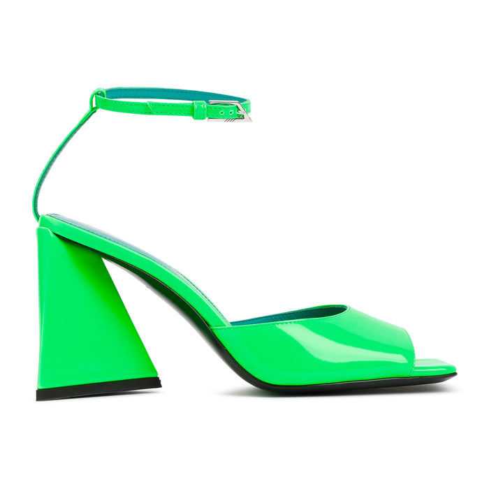Piper Sandal Green Leather Shoe