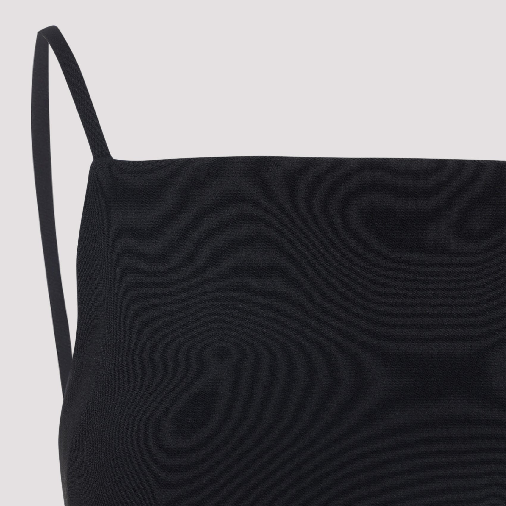 Viscose Mini Dress Black Acetate Elastane