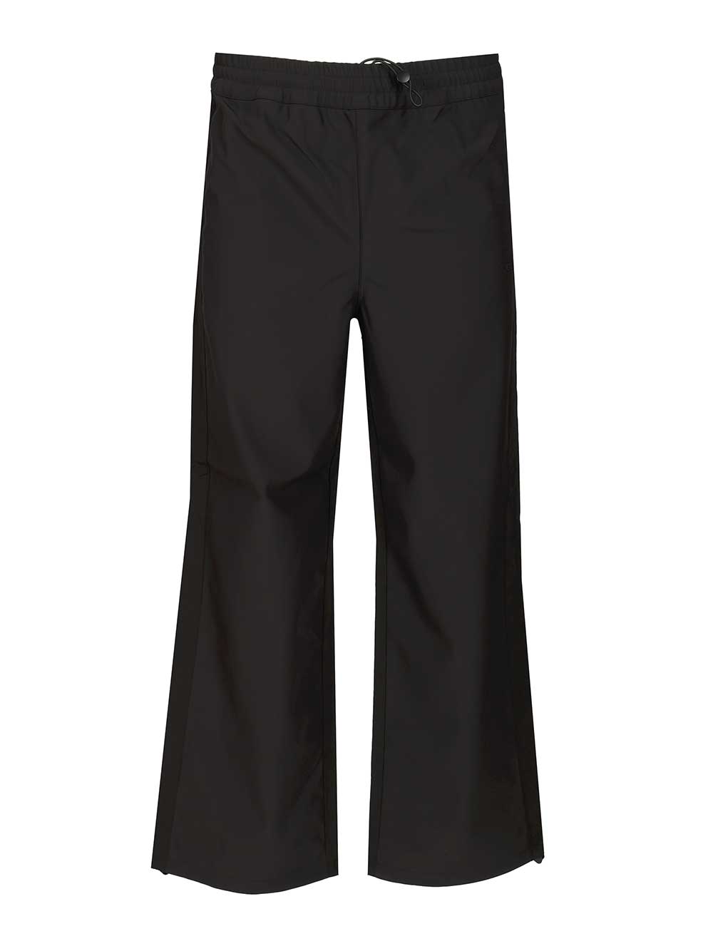 Nylon Tracksuit Bottoms Black Polyamide Trousers