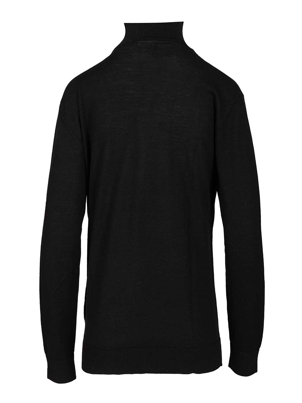 Turtleneck sweater Black Main Fabric:merino Wool Knitwear