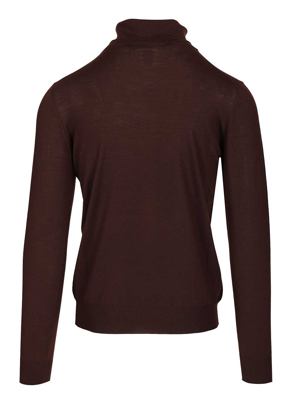 Wool turtleneck Brown Knitwear