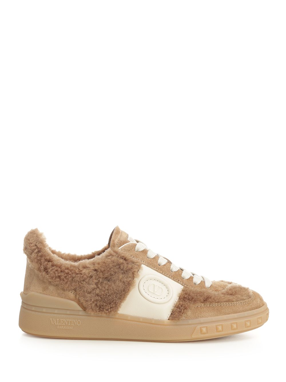Upvillage Sneaker Beige Wool Polyester