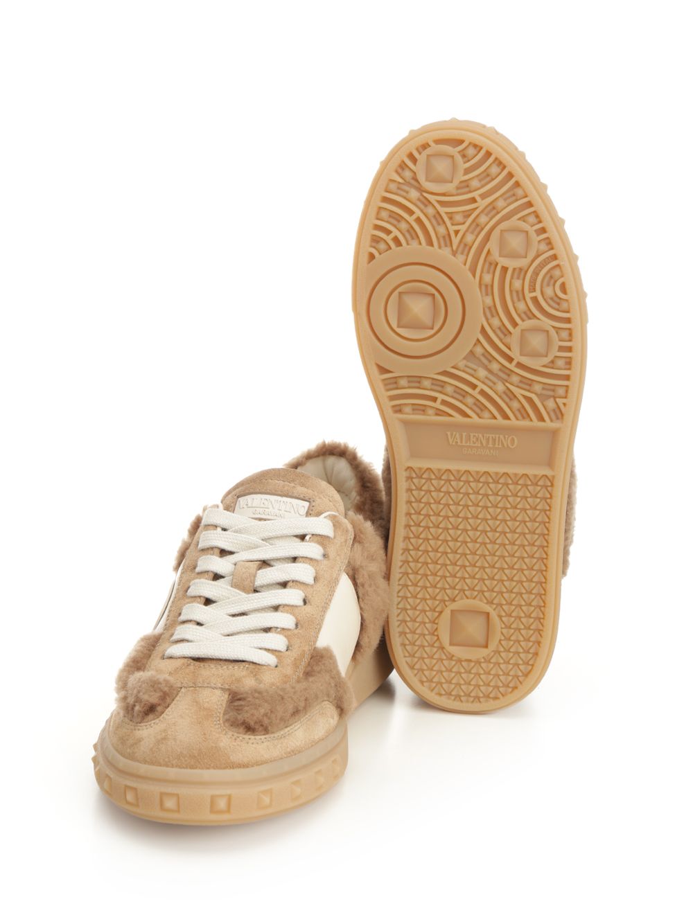 Upvillage Sneaker Beige Wool Polyester