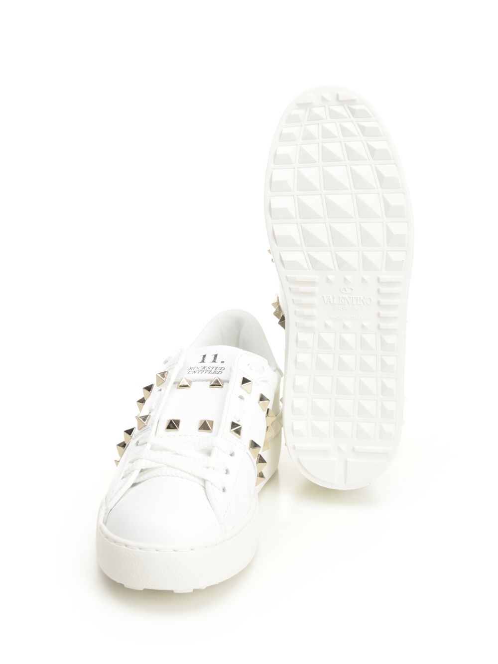 Rockstud Untitled sneaker White Leather
