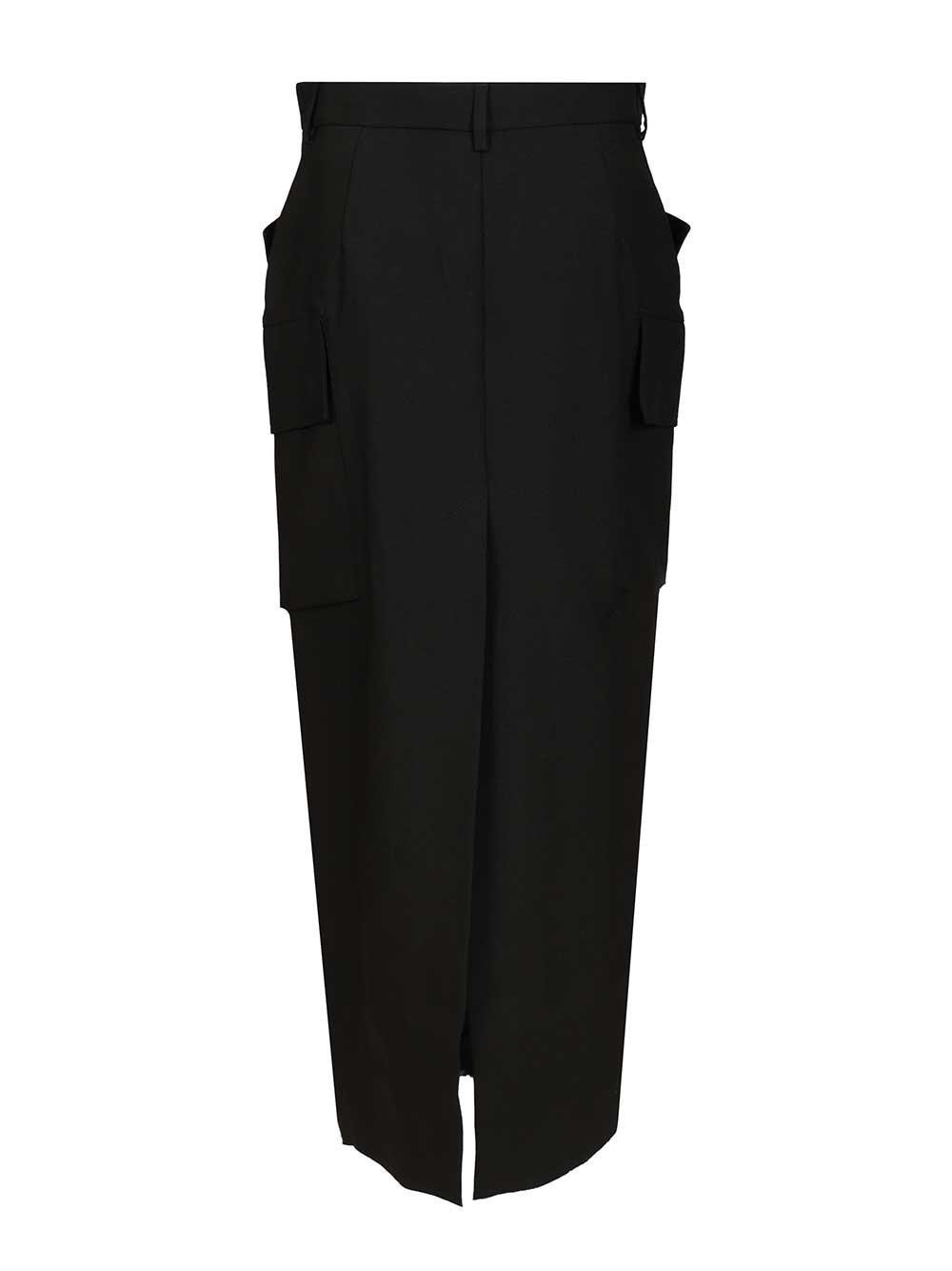 Firebanks wool midi skirt Black New