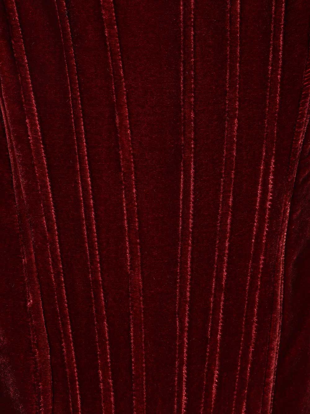 Elena Corset Top Bordeaux Rayon Tops