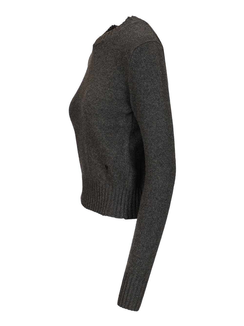 Wool and cashmere sweater Black Cachemire Laine(ovis Aries) Knitwear