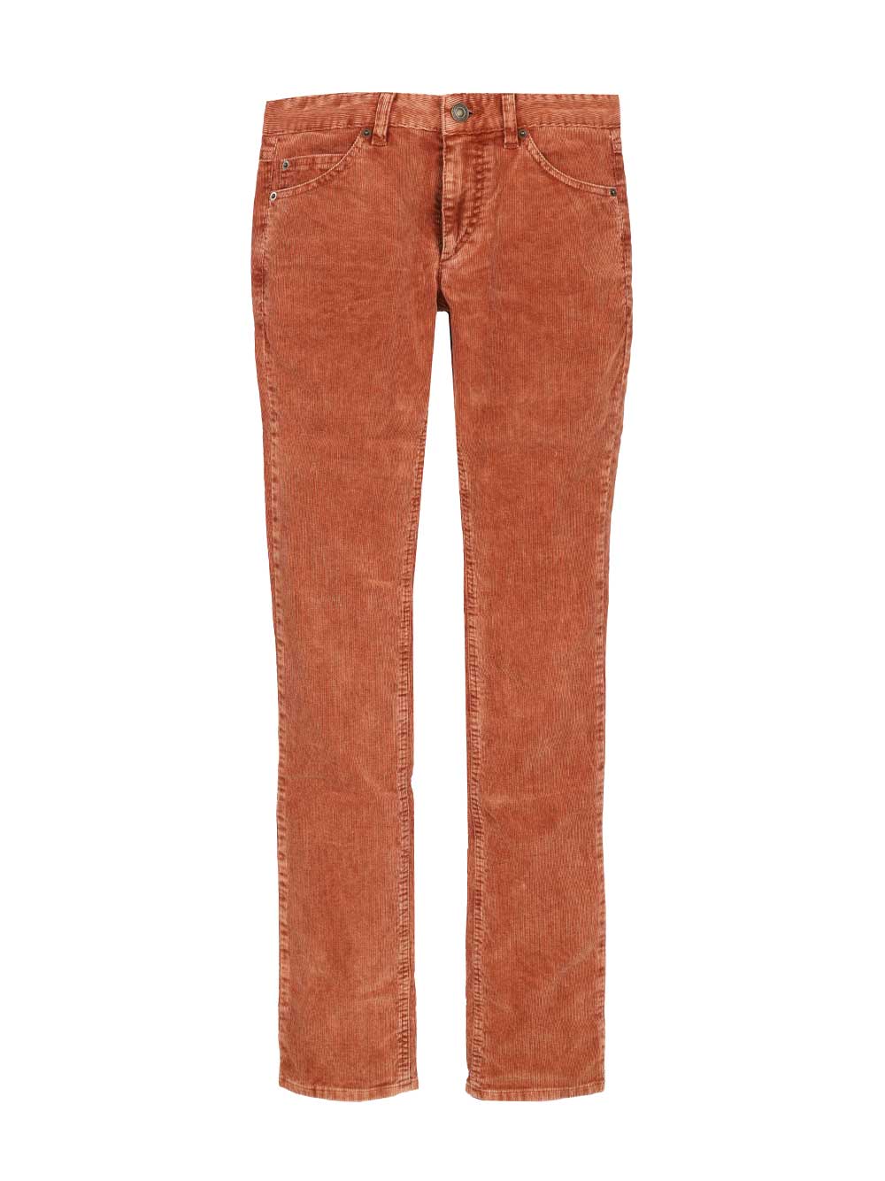 Leniya Velvet Trousers Brown Coton Elasthanne