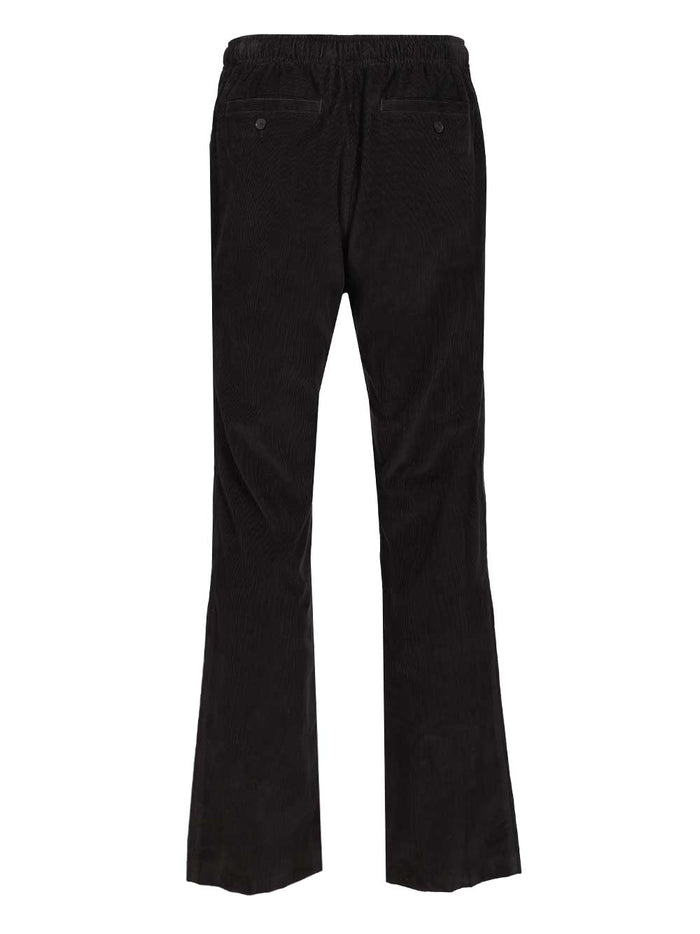 Cotton Trousers Black