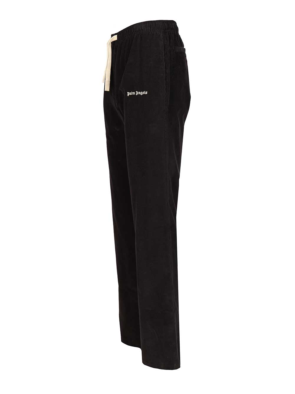 Cotton Trousers Black