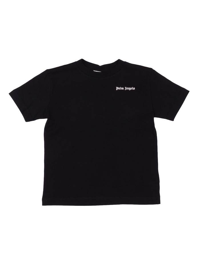LOGO REG. T-SHIRT S-S GIRL Black Cotton Short Sleeves