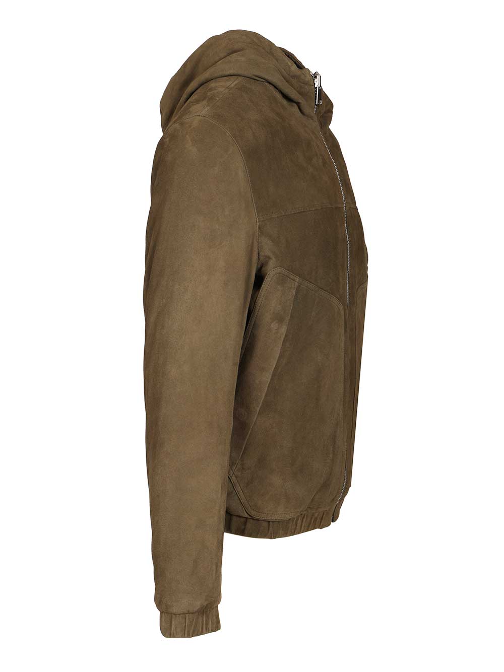 Coyle Reversible Jacket Green Leather
