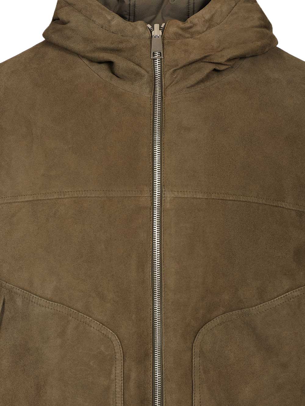 Coyle Reversible Jacket Green Leather