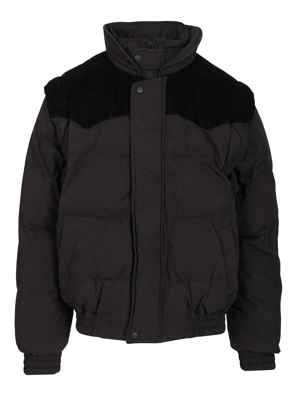 Dawson Short Down Jacket Black Cotton