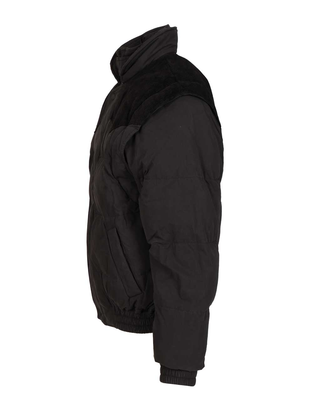 Dawson Short Down Jacket Black Cotton