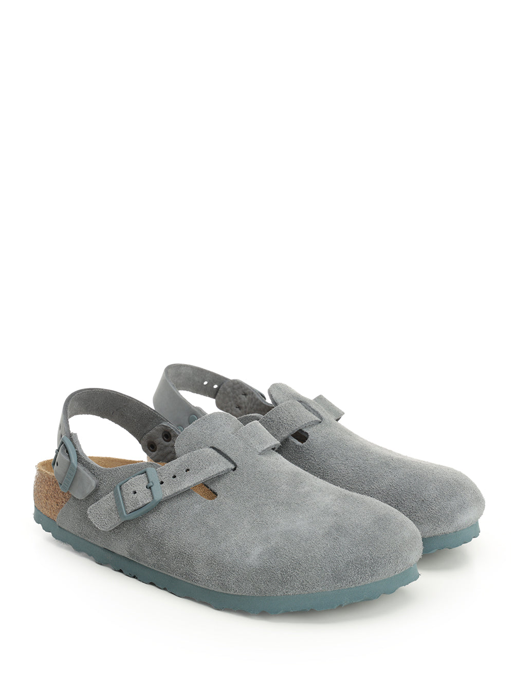 Tokio clogs Light Blue Leather Sandal