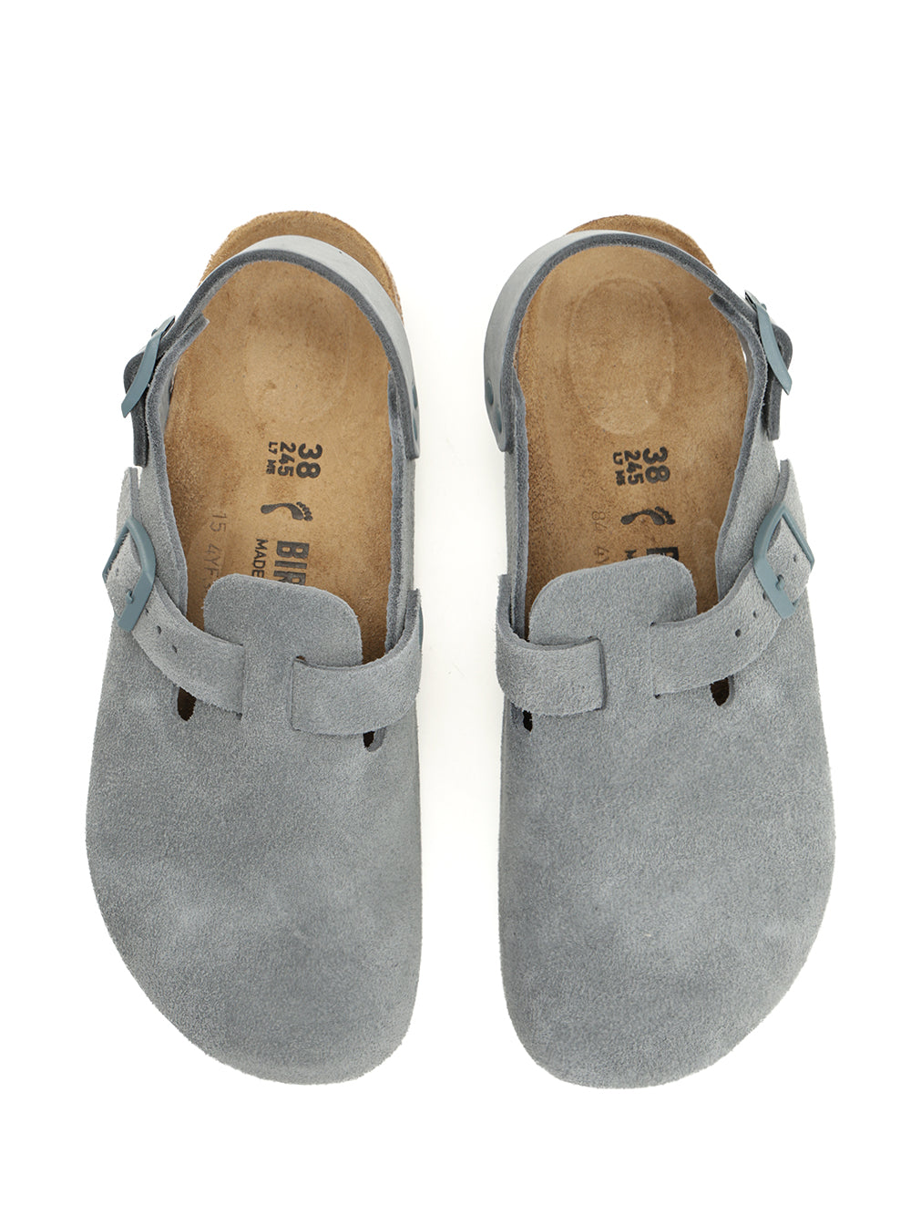 Tokio clogs Light Blue Leather Sandal