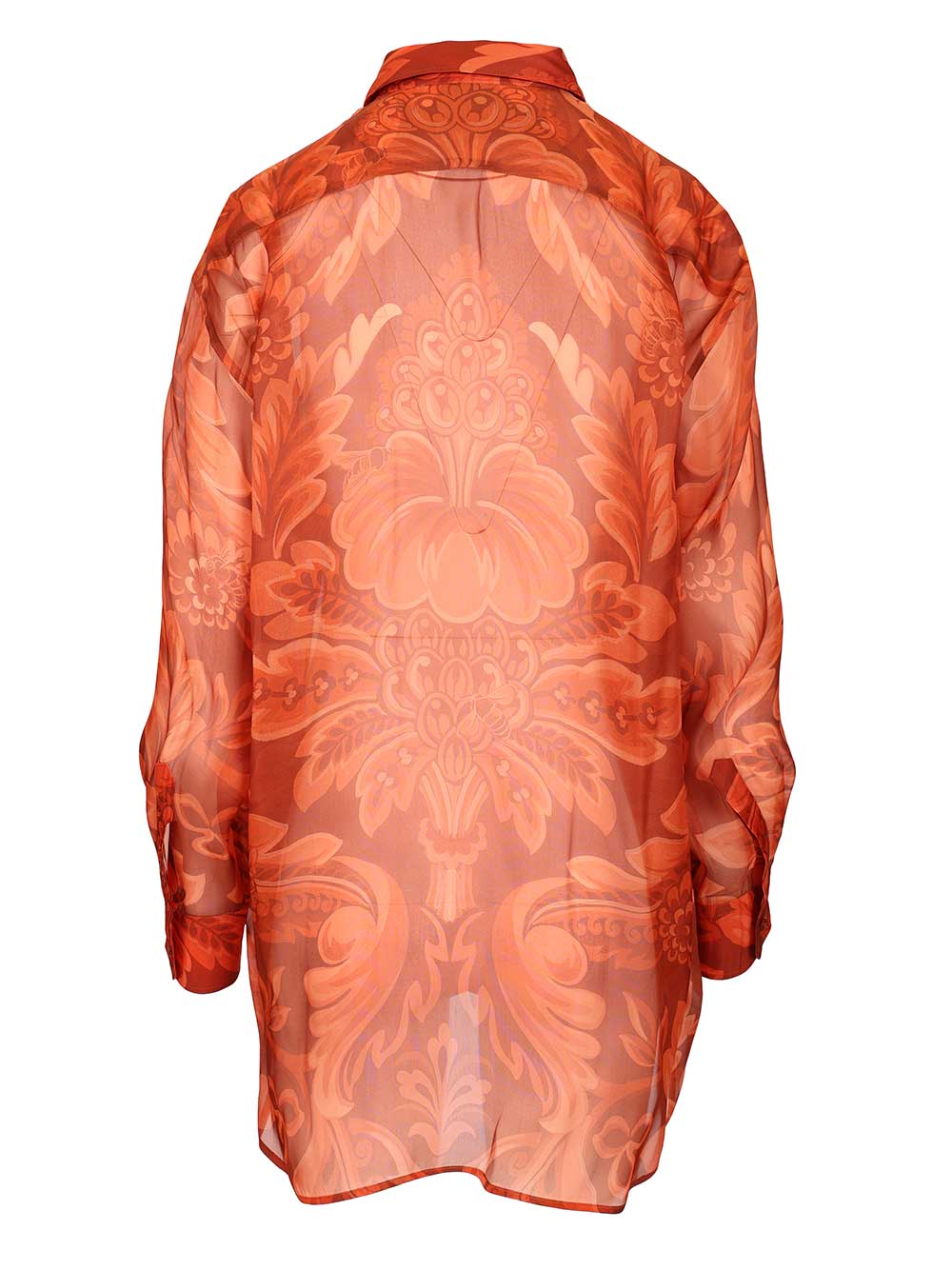 Silk Shirt Orange