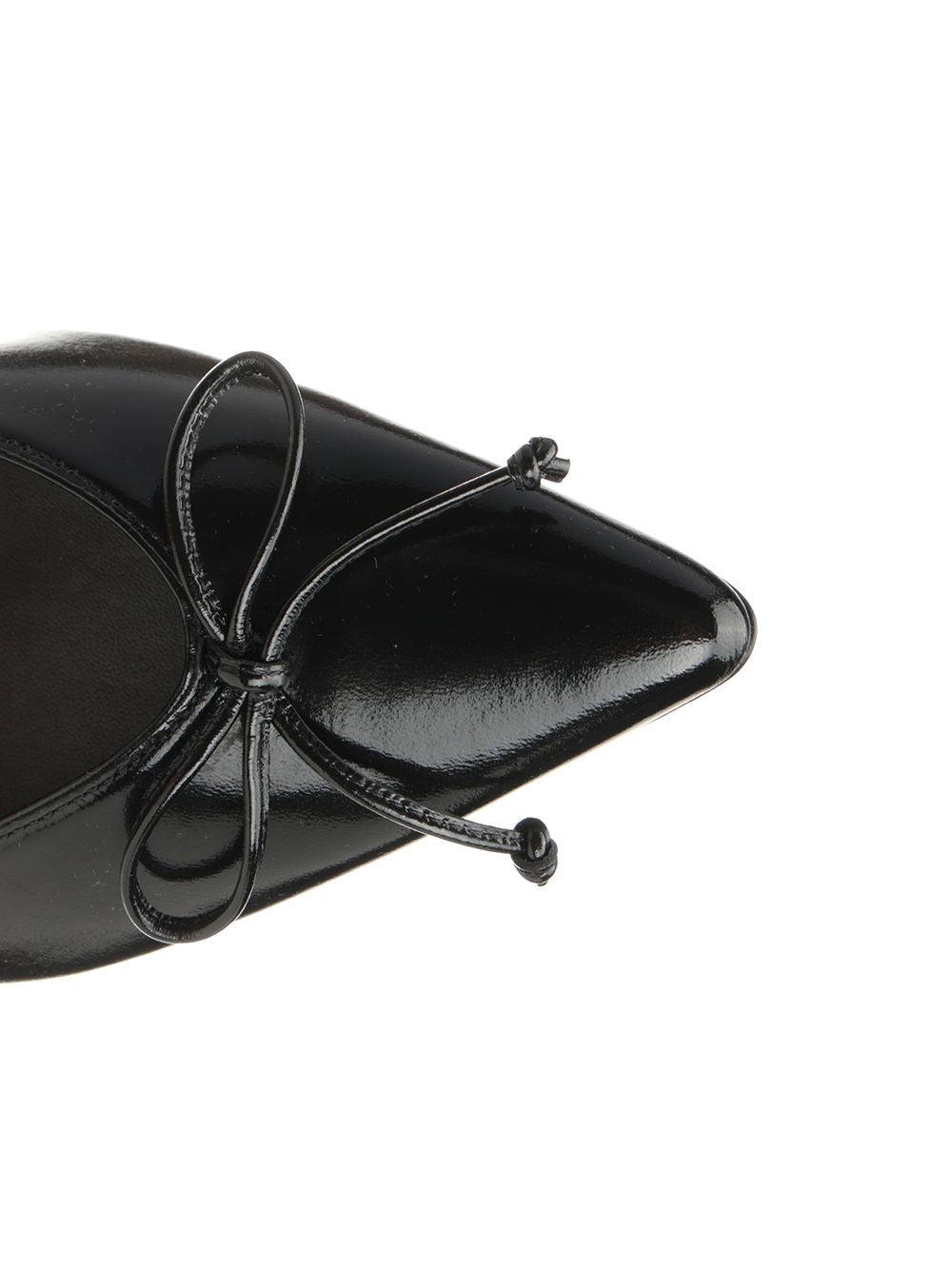 Tourni décolleté Black Cow Leather Pumps